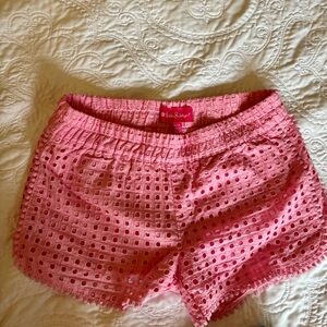Lilly Pulitzer for Target Pink Eyelet Shorts